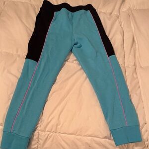 Nike Kids Turquoise and Black Joggers